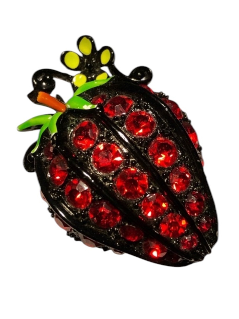 Vintage Strawberry Brooch